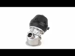 316L Pneumatic or Manual Tank Bottom Sanitary Diaphragm Valve 1'' - 4''