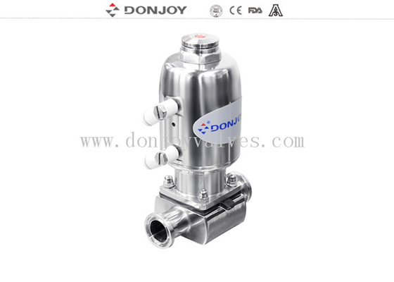 Filling Sanitary Diaphragm Valve with Stainless steel actuator