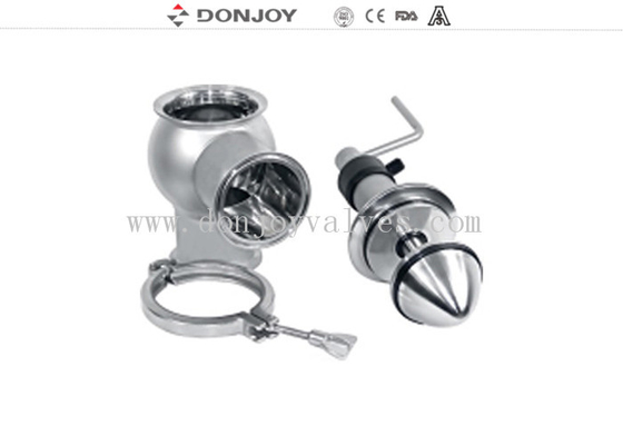 Flange Connection Reversing Seat Valve EPDM 316L Stainless Steel Mini Pneumatic Divert