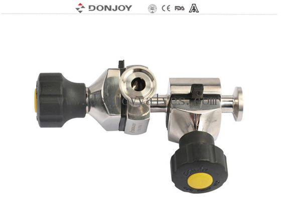 Donjoy Multi Port 3 Way Sanitary Diaphragm Valve 1/4 Inch