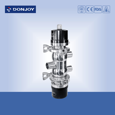 3A / ISO SS316 Pneumatic Sanitary Diaphragm Valve for fliud regulation