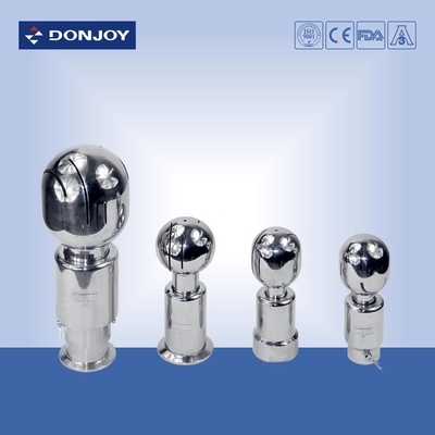 SS316L 2" BSP Thread Elliptial Spray Ball For Tank Cleaning Welded Connection