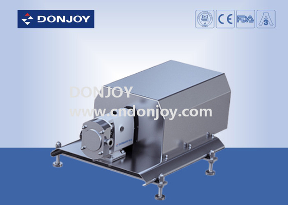 Donjoy TUL-25 horizontal rotor lobe  pump with butterfly rotors and signle seal