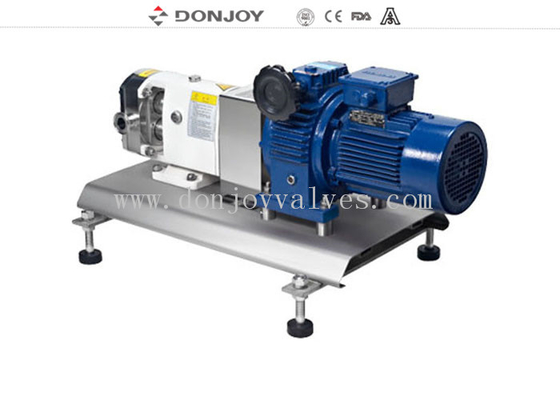 Donjoy TUL-25 horizontal rotor lobe  pump with butterfly rotors and signle seal