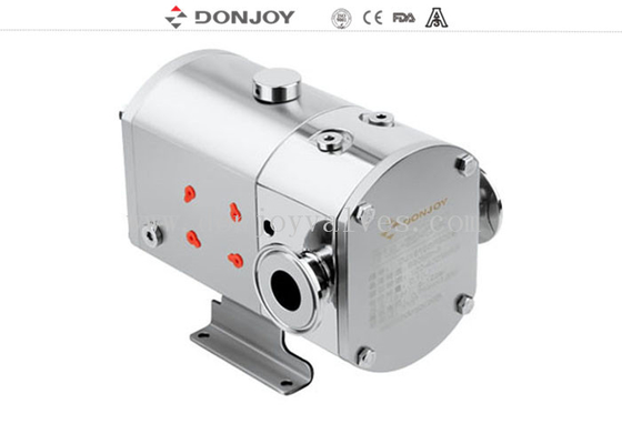 Viscosity High Purity Pumps , Mini Rotary Lobe Pump For Cheese And Whey Yogurt Transfer