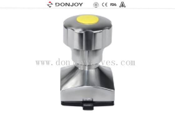 316L Mini Type  3 way Sanitary Diaphragm Valve L type  with tri clamp End