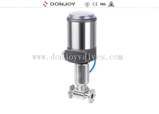 Mini Direct way Clamp Sanitary Pneumatic Diaphragm Valve with Control Unit