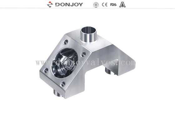 SS sanitary Multiport pneumatic diaphragm valve with C - TOP for pharmaceutical industry