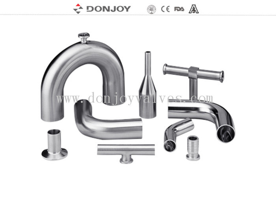 Hygienic fittings 3 way 180 degree Bend,Concentric Reducer  ASME BPE