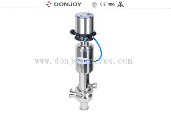 Double Seat Sanitary Reversing Valve Divert 316L Stainless Steel 3/4"