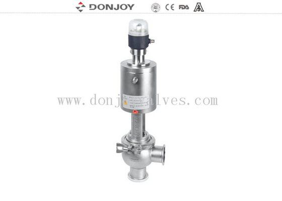 Aseptic Reversing Seat Valve DN25-DN150 with pneumatic actuator/Over change valve