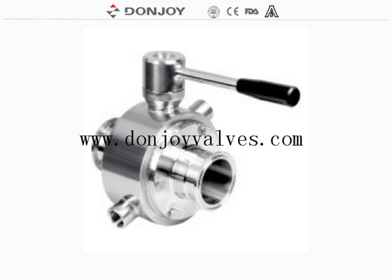 Heat Jacket DN125 SS316L Manual Sanitary Ball Valve/ Donjoy valves