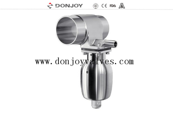 Stainless Steel Pneumatic Diaphragm Valve With Temperature (-20-150℃) And Mirror Polished Surface