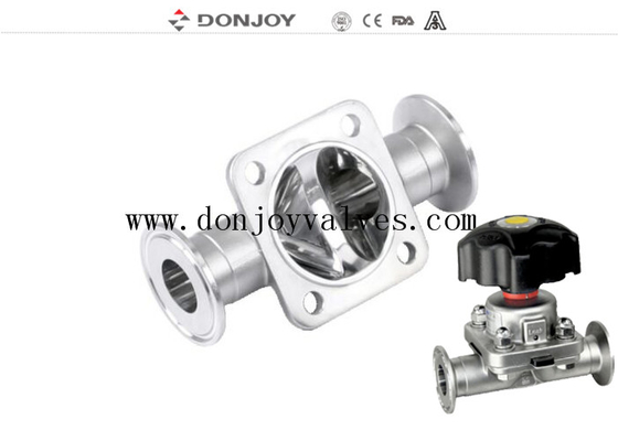 SS316L Sanitary Stainless Steel Diaphragm Valve with BPE Standard  for Pharmacy