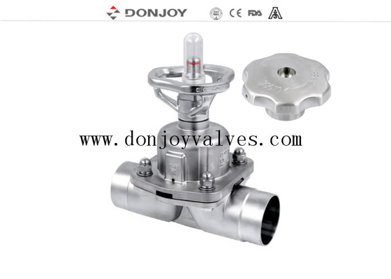 SS316L Sanitary Stainless Steel Diaphragm Valve with BPE Standard  for Pharmacy