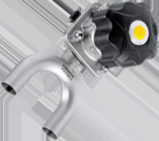 U Type Sanitary Diaphragm Valve For Vaccine Processing