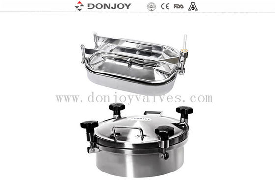 304 Ciśnieniowy Okrągły 300mm OD 2-5 Bar Właz Ze Stali Nierdzewnej